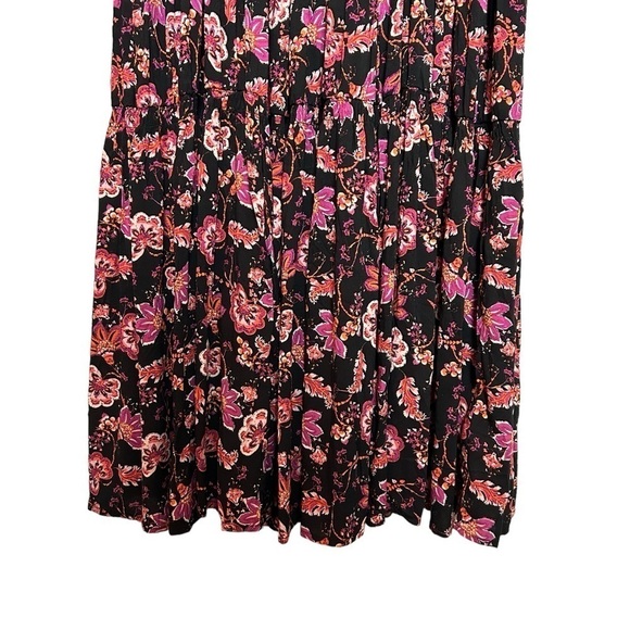 Free People Sweet Escape Floral Long Sleeve Boho Smocked Bodice Maxi Dre… - Picture 8 of 16